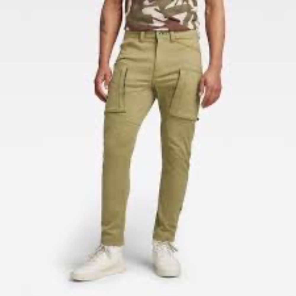 g-star zip pocket skinny cargo pants